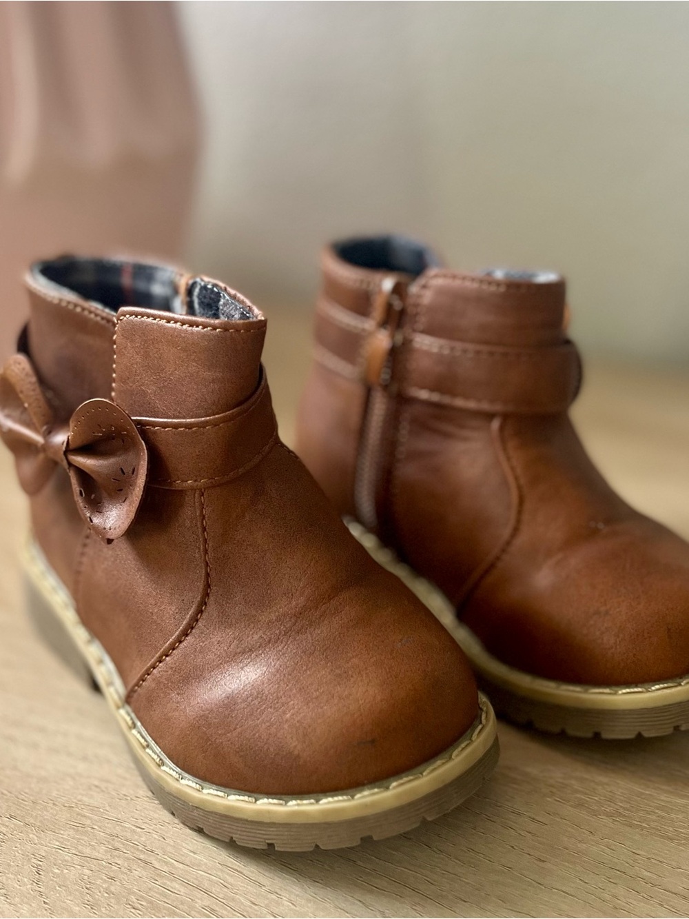 Kids Brown Ankle Boots